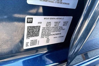 2022 Chevrolet Silverado 1500 LT (2FL)