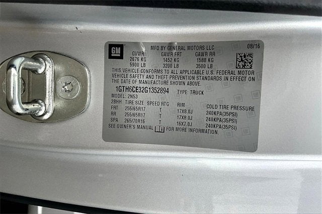 2016 GMC Canyon 4WD SLE