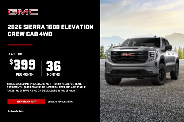 2026 Sierra 1500 Elevation Crew Cab 4WD