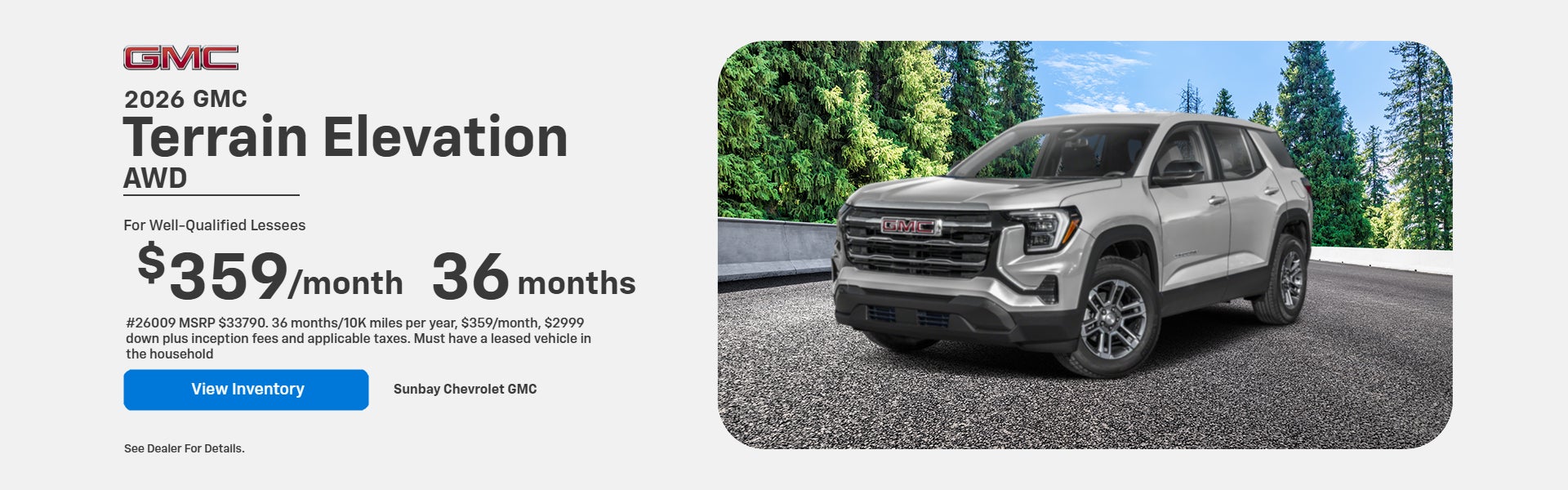 2026 Terrain Elevation AWD