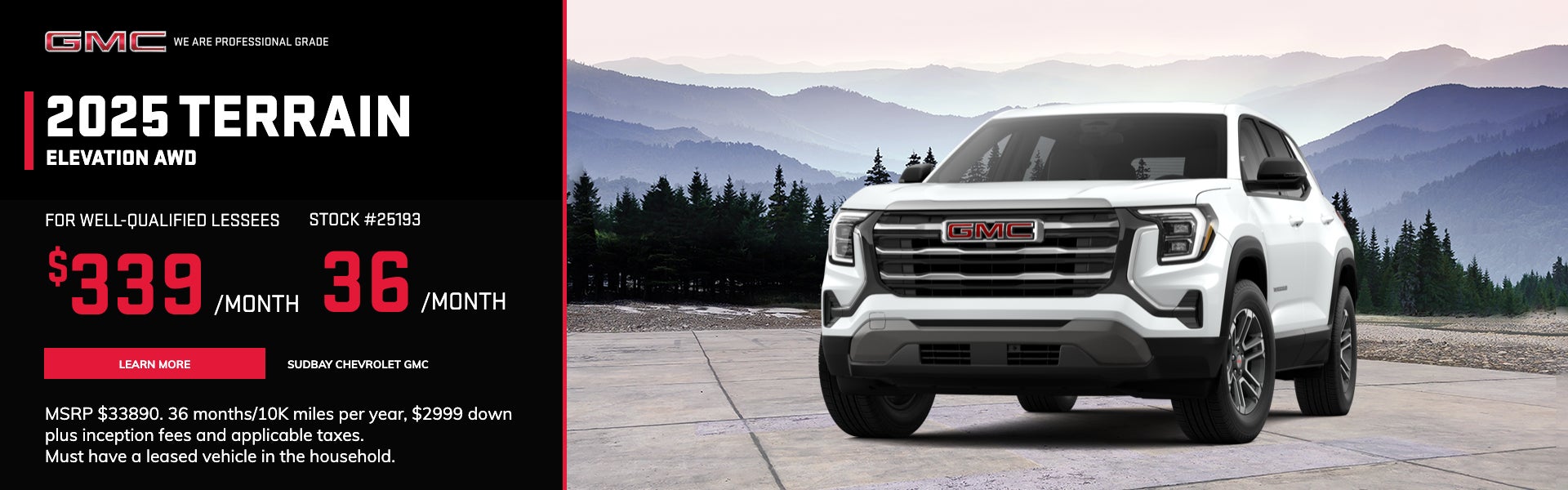 2025 Terrain Elevation