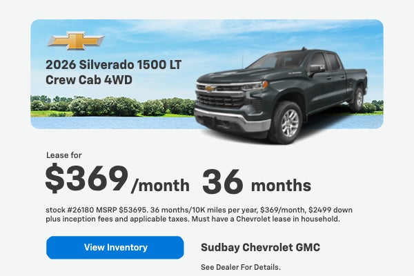 2026 Silverado 1500 LT Crew Cab 4WD